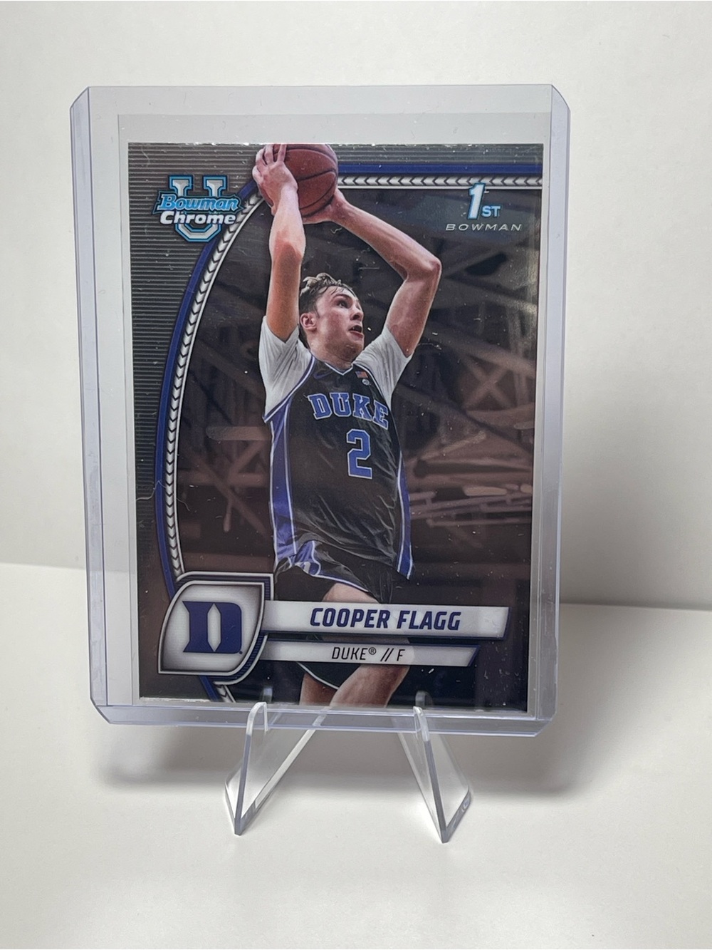 2024-25 Topps Bowman Chrome University Cooper Flagg #16 rookie card.